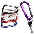 Large Size Carabiner Keyholder w/ Split Ring Attachment (Overseas Production)